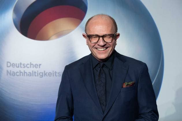 Stefan SCHULZE HAUSMANN, Chairman of the Board of the German Sustainability Award Foundation Red carpet, red carpet show, arrival, German Sustainability Award ceremony in Duesseldorf on 24 11 2023