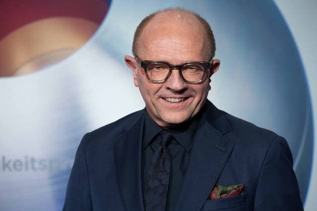 Stefan SCHULZE HAUSMANN, Chairman of the Board of the German Sustainability Award Foundation Red carpet, red carpet show, arrival, German Sustainability Award ceremony in Duesseldorf on 24 11 2023