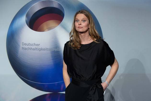 Britta STEFFEN, Swimmer, Red Carpet, Red Carpet Show, Arrival, German Sustainability Award Ceremony in Duesseldorf on 24 11 2023