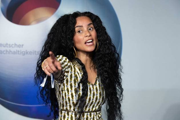 Domitila BARROS, Miss Germany 2022, Red Carpet, Red Carpet Show, Arrival, German Sustainability Award Ceremony in Duesseldorf on 24 11 2023
