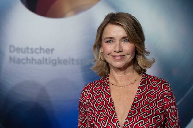 Tina RULAND, Actress, Red Carpet, Red Carpet Show, Arrival, German Sustainability Award Ceremony in Duesseldorf on 24 11 2023