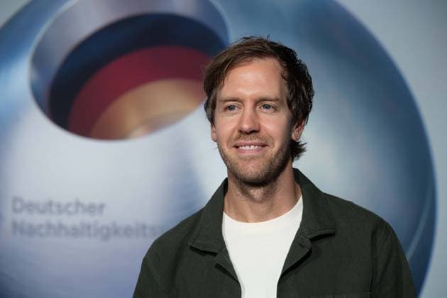 Sebastian VETTEL, former Formula 1 racing driver, red carpet, red carpet show, arrival, German Sustainability Award ceremony in Duesseldorf on 24 11 2023