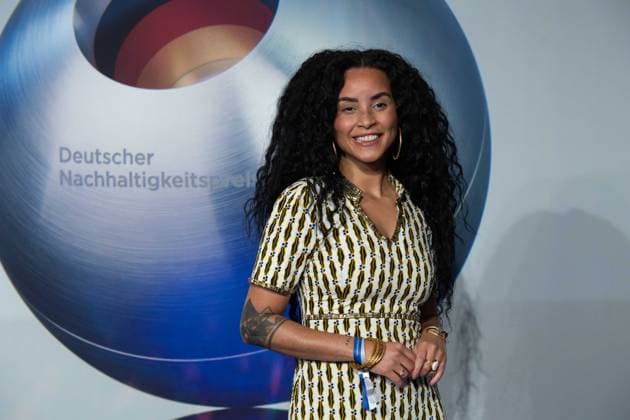 Domitila BARROS, Miss Germany 2022, Red Carpet, Red Carpet Show, Arrival, German Sustainability Award Ceremony in Duesseldorf on 24 11 2023