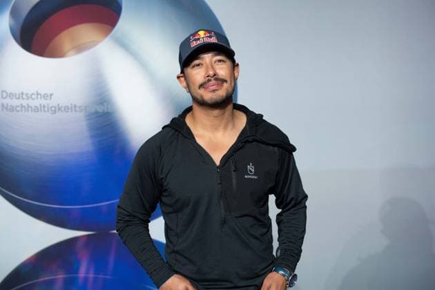 Nirmal PURJA, Mountaineer, Red Carpet, Red Carpet Show, Arrival, German Sustainability Award Ceremony in Duesseldorf on 24 11 2023