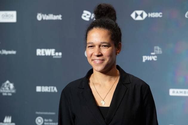 Celia SASIC, former soccer player, Red Carpet, Red Carpet Show, Arrival, German Sustainability Award Ceremony in Duesseldorf on 24 11 2023