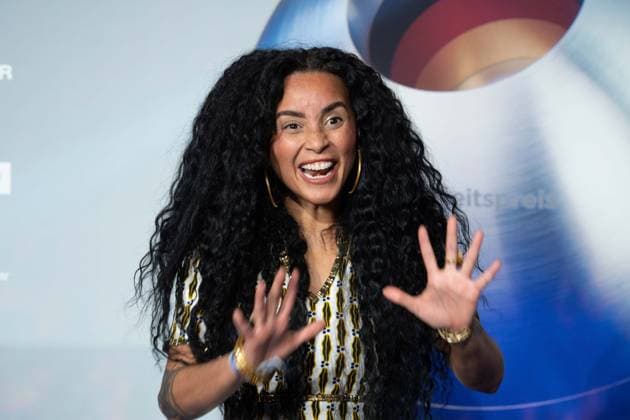 Domitila BARROS, Miss Germany 2022, Red Carpet, Red Carpet Show, Arrival, German Sustainability Award Ceremony in Duesseldorf on 24 11 2023
