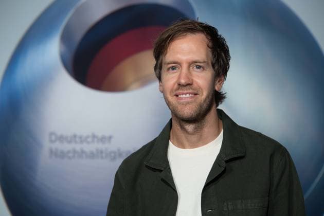 Sebastian VETTEL, former Formula 1 racing driver, red carpet, red carpet show, arrival, German Sustainability Award ceremony in Duesseldorf on 24 11 2023