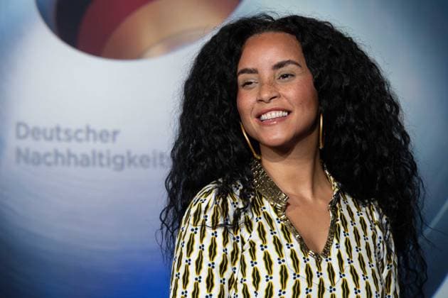 Domitila BARROS, Miss Germany 2022, Red Carpet, Red Carpet Show, Arrival, German Sustainability Award Ceremony in Duesseldorf on 24 11 2023