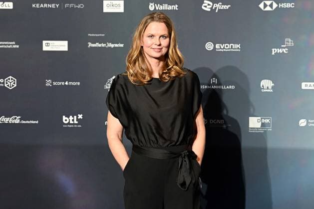German Sustainability Award 2023 on 24 11 2023 at the Maritim Hotel in Düsseldorf Britta Steffen Former German swimmer xJFx