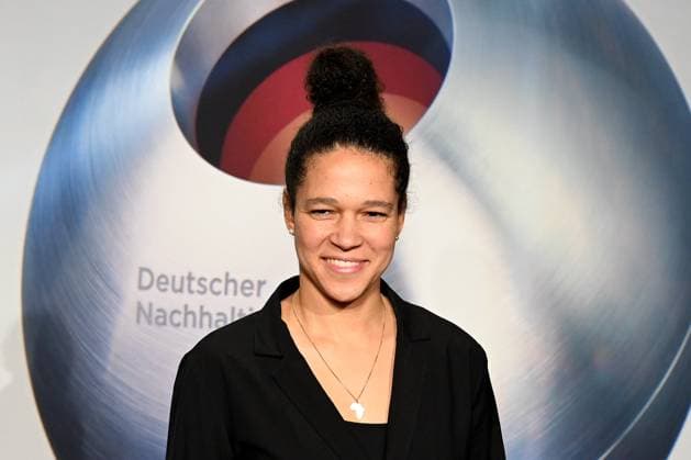 German Sustainability Award 2023 on 24 11 2023 at the Maritim Hotel in Düsseldorf Celia äaöic DFB Vice President xJFx