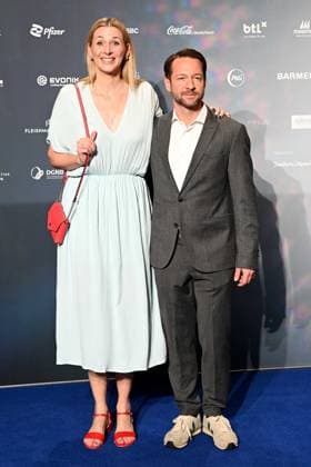 German Sustainability Award 2023 on 24 11 2023 at the Maritim Hotel in Düsseldorf Andrea Gerhard actress , and David Wehle xJFx