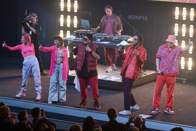 German Sustainability Award 2023 on 24 11 2023 at the Maritim Hotel in Düsseldorf The band Culcha Candela will be on stage xJFx