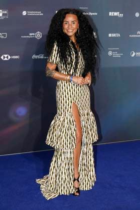 Domitila Barros at the presentation of the 16 German Sustainability Award 2023 at the Maritim Hotel Düsseldorf, 24 11 2023 Foto:xR.xSchmiegeltx xFuturexImagex nachhaltigkeitspreis_3148