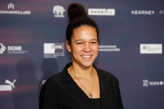 Celia Sasic at the presentation of the 16 German Sustainability Award 2023 at the Maritim Hotel Düsseldorf, 24 11 2023 Foto:xR.xSchmiegeltx xFuturexImagex nachhaltigkeitspreis_3171