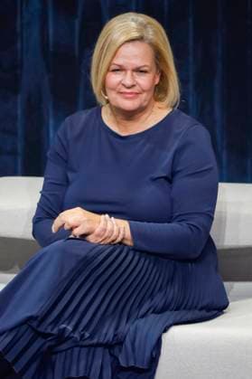 Nancy Faeser at the presentation of the 16 German Sustainability Award 2023 at the Maritim Hotel Düsseldorf, 24 11 2023 Foto:xR.xSchmiegeltx xFuturexImagex nachhaltigkeitspreis_3246
