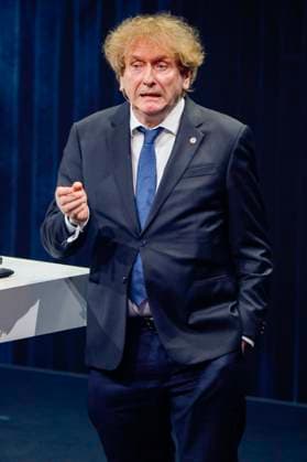 Michael Braungart at the presentation of the 16 German Sustainability Award 2023 at the Maritim Hotel Düsseldorf, 24 11 2023 Foto:xR.xSchmiegeltx xFuturexImagex nachhaltigkeitspreis_3258