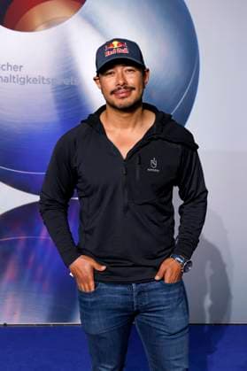 Nepalese mountaineer Nirmal Purja at the 16th German Sustainability Award 2023 at the Maritim Hotel Düsseldorf For the 16th time, pioneers of sustainability will be honored together with the Federal Government and other partners at the Martim Hotel in Düsseldorf The winners of the compe Copyright: xChristophxHardtx