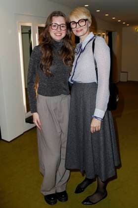 Susann Atwell with daughter Ava at the award ceremony for the 18 German Theater Prize Faust 2023 at the Thalia Theater Hamburg, 25 11 2023 Foto:xH.xHartmannx xFuturexImagex faust_3141