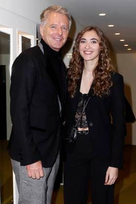 Jörg Pilawa with daughter Emmy at the award ceremony for the 18 German Theater Prize Faust 2023 at the Thalia Theater Hamburg, 25 11 2023 Foto:xH.xHartmannx xFuturexImagex faust_3165