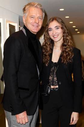 Jörg Pilawa with daughter Emmy at the award ceremony for the 18 German Theater Prize Faust 2023 at the Thalia Theater Hamburg, 25 11 2023 Foto:xH.xHartmannx xFuturexImagex faust_3166