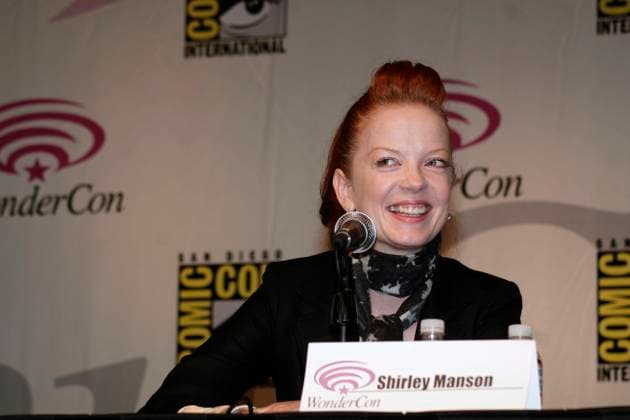 Shirley Manson takes part in a Q&A session at the WonderCon comics convention in San Francisco 28815, SAN FRANCISCO, CALIFORNIA - Sunday March 1 2009. Chuck stars Zachary Levi, Adam Baldwin and Yvonne Strahovski, singer Shirley Manson and Summer Glau of The Sarah Connor Chronicles take part in a Q&A at the WonderCon comics convention. WonderCon is an annual comic book, science fiction and motion picture convention, which has been held in the San Francisco Bay Area since 1987. Photograph: David Tonnessen UK OFFICE: +44 131 557 7760 7761 7762 US OFFICE: 1 310 261 9676, Credit:David Tonnessen, PacificCoastNews.com Avalon US  Copyright: xDavidxTonnessen,xPacificCoastNews.comx xAvalonx 0523775414