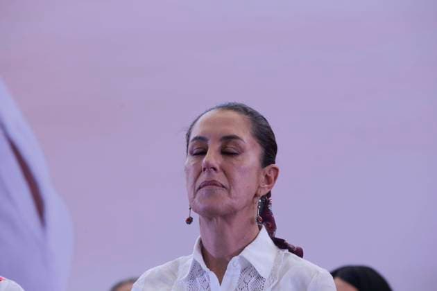 November 26, 2023, Mexico City, Mexico City, Mexico: Gestures of CLAUDIA SHEINBAUM, sole candidate of the MORENA party for the next presidential elections in Mexico in 2024, starting her pre-campaign in one of the largest municipalities of Mexico City, Iztapalapa. Mexico City Mexico - ZUMAs310 20231126_zip_s310_001 Copyright: xLuisxExSalgadox