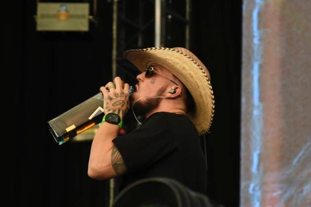 November 27, 2023, Mexico City, Ciudad de Mexico, Mexico: November 26, 2023, Mexico City, Mexico: Spanish singer JC Reyes, performs on stage as part of the Coca Cola Flow Fest 2023 reggaeton music Festival at Autodromo Hermanos Rodriguez. on November 25, 2023 in Mexico City, Mexico. Mexico City Mexico - ZUMAe321 20231127_zea_e321_001 Copyright: xEssenexHernandez xEyepixxGroupx