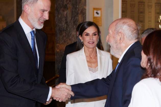 November 27, 2023, Madrid, Madrid, Spain: KING FELIPE VI of Spain, QUEEN LETIZIA of Spain attend the 40th Francisco Cerecedo Journalism award at the Westin Palace Hotel Madrid Spain - ZUMAc260 20231127_zep_c260_006 Copyright: xMikexChicorrox