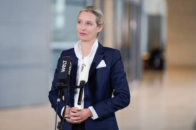 Alice Weidel, AfD, MdB Alice Weidel, AfD, MdB im Bundestag Berlin Berlin GER *** Alice Weidel, AfD, Member of the Bundestag Alice Weidel, AfD, Member of the Bundestag Berlin Berlin GER