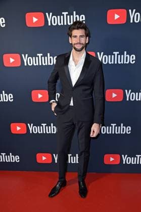 Alvaro Soler YOUTUBE MUSIC AWARDS Dinner at Restaurant Grill Royal in Berlin on 28 11 2023