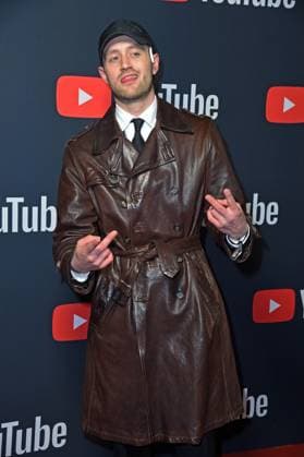 Ritter Lean YOUTUBE MUSIC AWARDS Dinner at Restaurant Grill Royal in Berlin on 28 11 2023