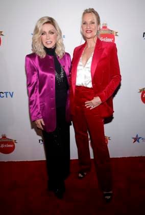 BEVERLY HILLS, CA 0 NOVEMBER 28: Donna Mills and Nicollette Sheridan at Gift Of A Lifetime Red Carpet Event at The Melbourne in Beverly Hills, California on November 28, 2023. Copyright: xFayexSadoux