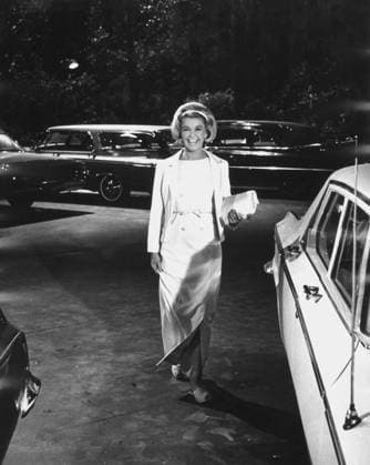 Film Send Me No Flowers Actress Doris Day at the film set during a break Los Angeles, CA USA  Copyright: xLeoxFuchsx R0300-Day-SMNF