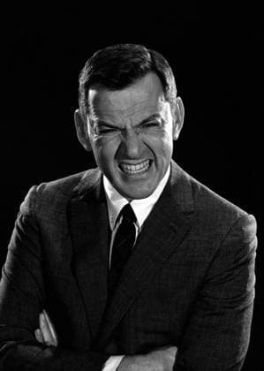 Film Send Me No Flowers Actor Tony Randall poses for a series of goofy portraits to promote the film Los Angeles, CA USA  Copyright: xLeoxFuchsx R0567-Randall-SMNF