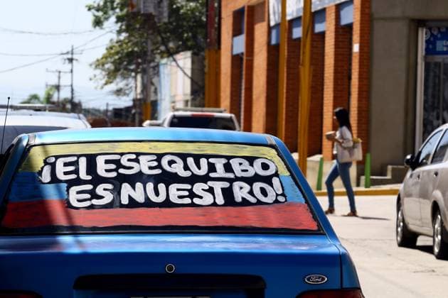 November 30, 2023: November 30, 2023. rafittys promote Venezuela s struggle for the rescue of the Essequibo, in the city of Valencia, Carabobo state. Photo: - ZUMAhe3_ 20231130_abp_he3_003 Copyright: xJuanxCarlosxHernandezx