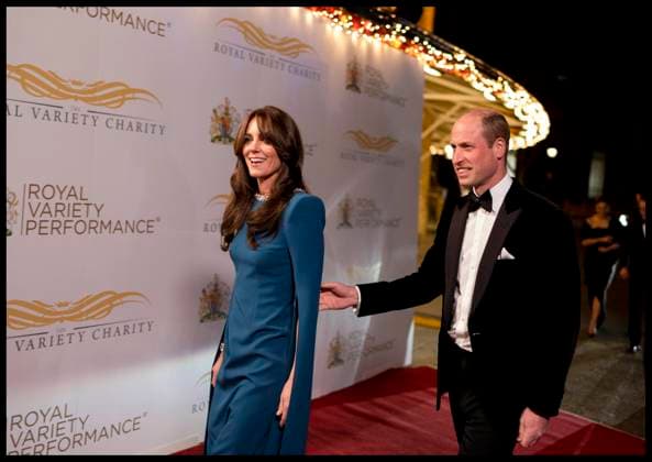 Image Licensed to Parsons Media. 30 11 2023. London, United Kingdom. The Royal Variety Performance. Royal Albert Hall. The Prince and Princess of Wales attend the Royal Variety Performance at the Royal Albert Hall, together with The Crown Princess of Sweden and Prince Daniel.  Copyright: xAndrewxParsonsx xParsonsxMediax PAR-8565-0040