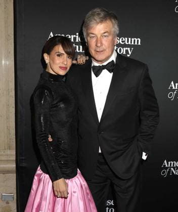 November 30, 2023, New York, New York, USA: HILARIA BALDWIN and ALEC BALDWIN seen at the red carpet arrivals for 2023 American Museum of Natural HistoryÃ¢â‚¬â ¢s annual Ã¢â‚¬ËœThe Museum GalaÃ¢â‚¬â ¢ event. New York USA - ZUMAk03_ 20231130_zaf_k03_018 Copyright: xNancyxKaszermanx