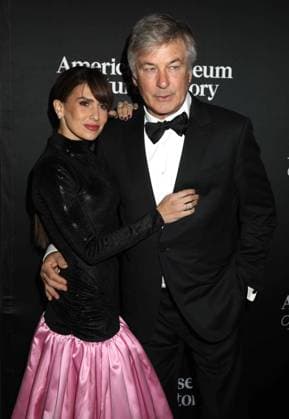 November 30, 2023, New York, New York, USA: HILARIA BALDWIN and ALEC BALDWIN seen at the red carpet arrivals for 2023 American Museum of Natural HistoryÃ¢â‚¬â ¢s annual Ã¢â‚¬ËœThe Museum GalaÃ¢â‚¬â ¢ event. New York USA - ZUMAk03_ 20231130_zaf_k03_021 Copyright: xNancyxKaszermanx
