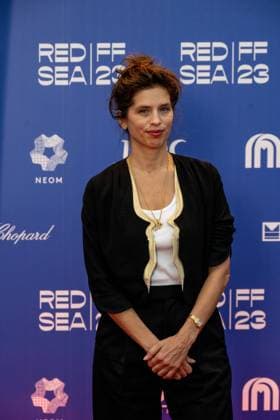 Red Sea Film Festival Day 2 - Jeddah French Algerian film director Maiwenn arrives for an ?In Conversation? session, at a mall in Jeddah, Saudi Arabia, on December 1, 2023, as part of the 3rd edition of Red Sea Film Festival. Photo by Balkis Press ABACAPRESS.COM Jeddah Saudi Arabia  Copyright: xBalkisxPress ABACAx