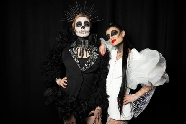 Entertainment Themen der Woche KW48 Entertainment Bilder des Tages STOCKHOLM 20231201 SCARLET med laten Circus X, var pa plats när artisterna i de olika deltävlingarna i Melodifestivalen 2024 avslöjades. STOCKHOLM SVERIGE x10060x *** STOCKHOLM 20231201 SCARLET with laten Circus X, was there when the artists in the different competitions of Melodifestivalen 2024 were revealed STOCKHOLM SWEDEN x10060x  Copyright: xHenrikxMontgomery TTx MELODIFESTIVALEN 2024 VqG3kO_dnw0