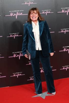 . 01 12 2023. London, United Kingdom. Lorraine Kelly arriving for an audience with Kylie Minogue at the Royal Albert Hall in London.  xStephenxLockx xi-Imagesx IIM-24852-0027