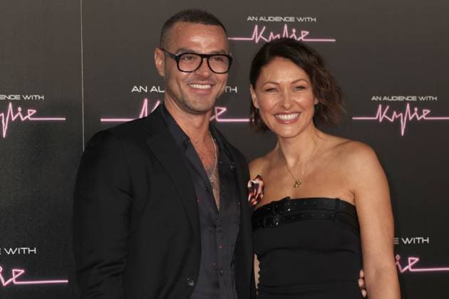 Matt Willis and Emma Willis attend An Audience With Kylie at The Royal Albert Hall in London. DECEMBER 1st 2023  CMYx23304
