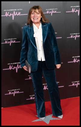 . 01 12 2023. London, United Kingdom. TV presenter Lorraine Kelly arriving at an audience with Kylie Minogue at the Royal Albert Hall in London.  xStephenxLockx xi-Imagesx IIM-24852-0076