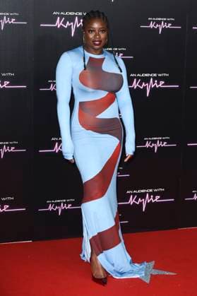 Clara Amfo arriving for the concert An Audience with Kylie at the Royal Albert Hall London, 01 12 2023 Foto:xS.xVasx xFuturexImagex audience_3215