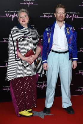 with boyfriend Kevin Joseph Brady arriving for the An Audience with Kylie concert at the Royal Albert Hall London, 01 12 2023 Foto:xS.xVasx xFuturexImagex audience_3265