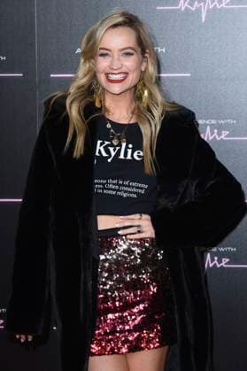 Laura Whitmore arriving for the An Audience with Kylie concert at the Royal Albert Hall London, 01 12 2023 Foto:xS.xVasx xFuturexImagex audience_3273