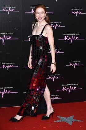 Angela Scanlon arriving for the An Audience with Kylie concert at the Royal Albert Hall London, 01 12 2023 Foto:xS.xVasx xFuturexImagex audience_3307