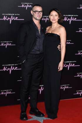 Matt Willis with wife Emma Willis arriving for the An Audience with Kylie concert at the Royal Albert Hall London, 01 12 2023 Foto:xS.xVasx xFuturexImagex audience_3318