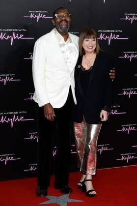 Lenny Henry and Lisa Makin arriving for the An Audience with Kylie concert at the Royal Albert Hall London, 01 12 2023 Foto:xS.xVasx xFuturexImagex audience_3334