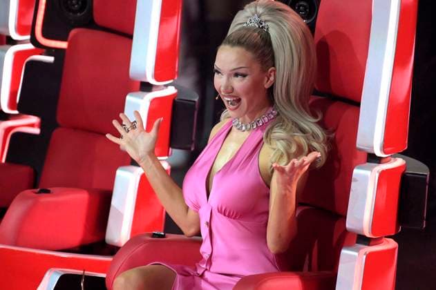 Shirin David im Halbfinale der 13. Staffel der Castingshow The Voice of Germany 2023 im Studio H Berlin Adlershof. Berlin, 01.12.2023 *** Shirin David in the semi-finals of the 13th season of the casting show The Voice of Germany 2023 at Studio H Berlin Adlershof Berlin, 01 12 2023 Foto:xF.xKernx xFuturexImagex voice_halbfinale_0376